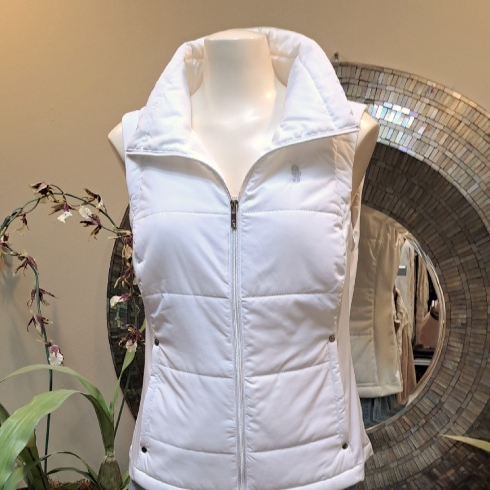 Cutter & Buck Women's White Quilted Vest